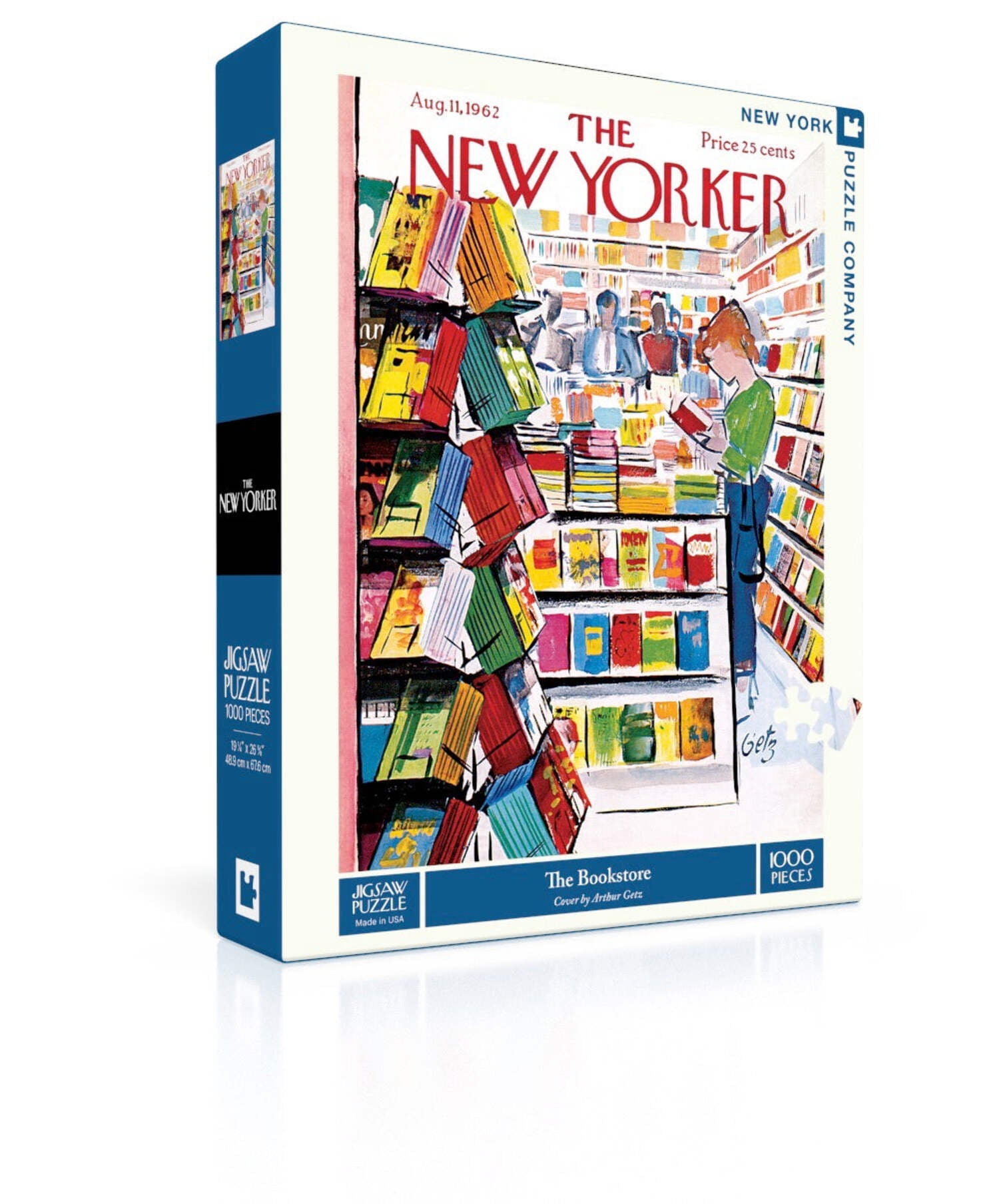 New York Puzzle Company The Bookstore 1000 Piece Jigsaw Puzzle ...