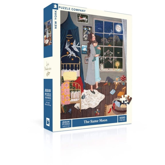 New York Puzzle Company The Same Moon 1000 Piece Jigsaw Puzzle