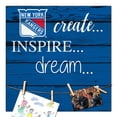 thumbnail image 1 of New York Rangers 18'' x 18'' Create Inspire Dream Sign, 1 of 1
