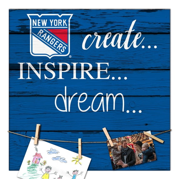 New York Rangers 18'' x 18'' Create Inspire Dream Sign