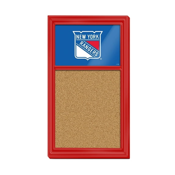 New York Rangers 31'' x 17.5'' Cork Note Board