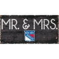thumbnail image 1 of New York Rangers 6" x 12" Mr. & Mrs. Sign, 1 of 1