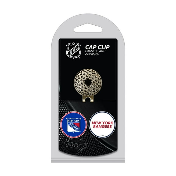 Team Golf NHL NEW YORK RANGERS Cap Clip With 2 Golf Ball Markers