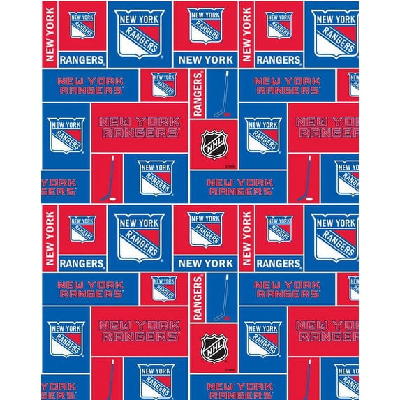 Buffalo Sabres Cotton Fabric W/Classic Geometric Design-Sold by The Yard