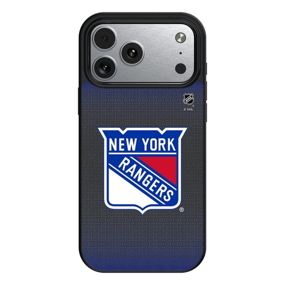 New York Rangers Linen Logo iPhone Magnetic Bump Case