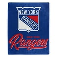 thumbnail image 1 of The Northwest Group  New York Rangers 50" x 60" Signature Raschel Plush Throw Blanket, 1 of 1