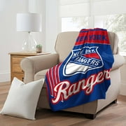 New York Rangers Northwest NHL Officially Licensed Microfiber Throw Blanket - 46" x 60"