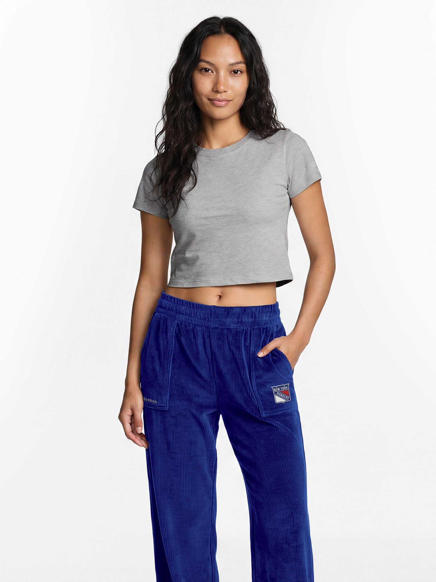 New York Rangers Reebok Womens Fashion Fit Fleece Pant