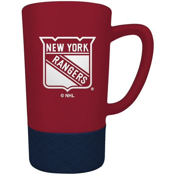New York Rangers Team Logo 16oz. Laser Etched Jump Mug