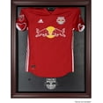 thumbnail image 1 of New York Red Bulls Mahogany Framed Team Logo Jersey Display Case, 1 of 1