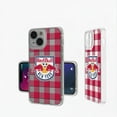 thumbnail image 1 of New York Red Bulls iPhone Plaid Design Clear Case, 1 of 7