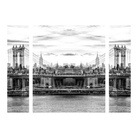 New York Reflection III' Multi-Panel Canvas Art Set by Philippe Hugonnard