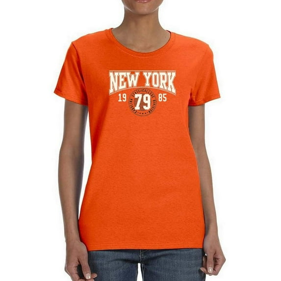 New York Retro College 79 T-Shirt Women -Image by Shutterstock, Female Medium