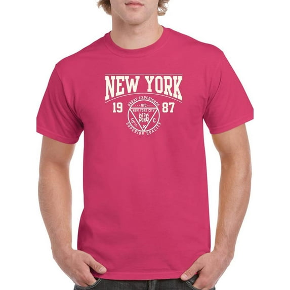 New York Retro College T-Shirt Men -Image by Shutterstock, Male Medium