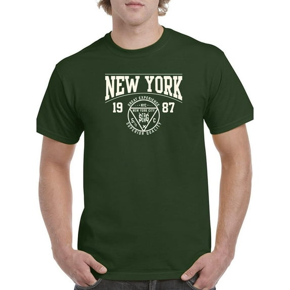 New York Retro College T-Shirt Men -Image by Shutterstock, Male XX-Large