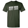 thumbnail image 1 of New York Retro Repeat - Sports Team City Pride Tailgating T Shirt - Large - Forest, 1 of 6