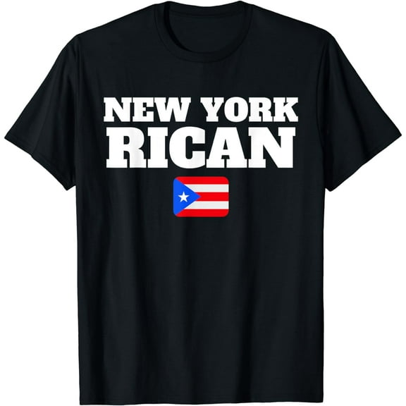 New York Rican Heritage Puerto Rico Flag T-Shirt