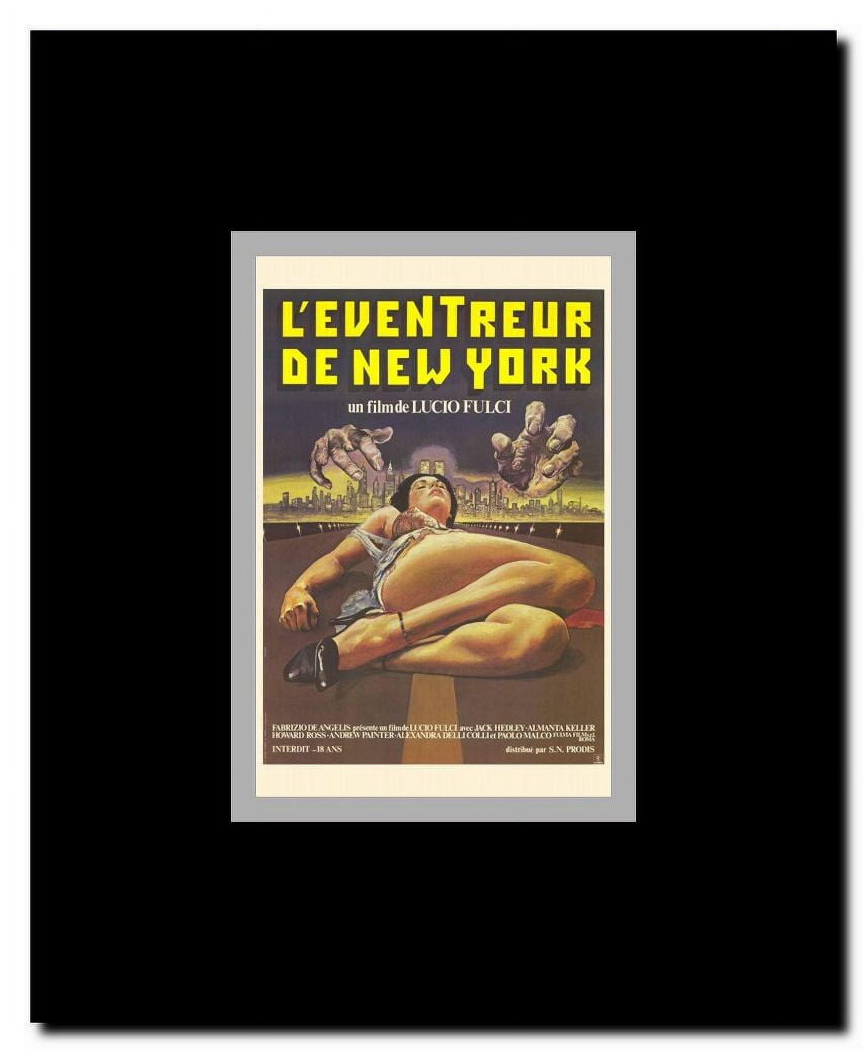 New York Ripper Framed Movie Poster