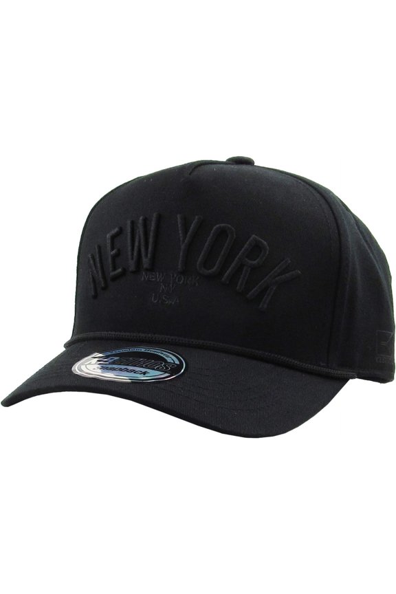 New York Rope Snapback 5-Panel Baseball Trucker Cap Adjustable Fashion Mens Womens