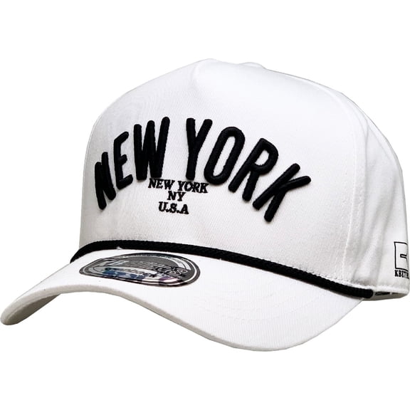 New York Rope Snapback 5-Panel Baseball Trucker Cap Adjustable Fashion Mens Womens