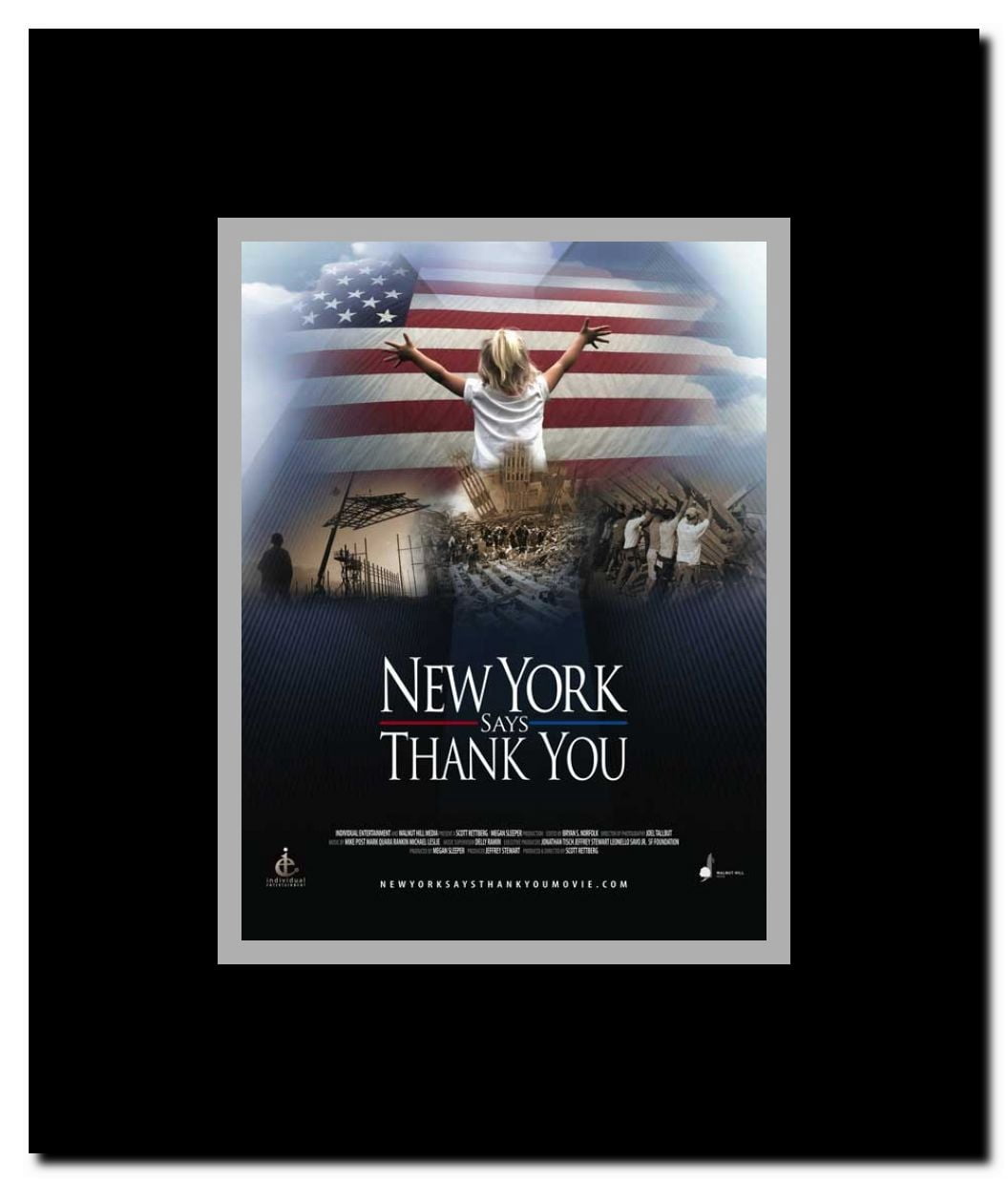 New York Says Thank You Framed Movie Poster