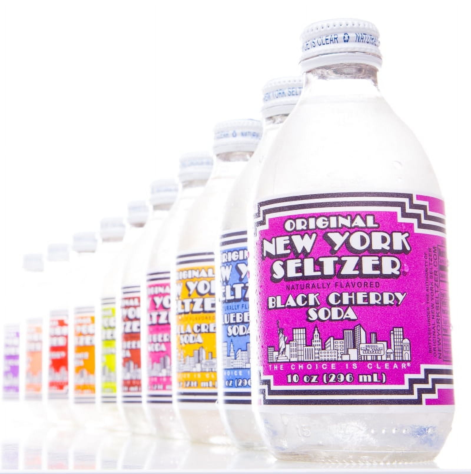 New York Seltzer Variety Pack 12/10 fl. oz. Bottle Case