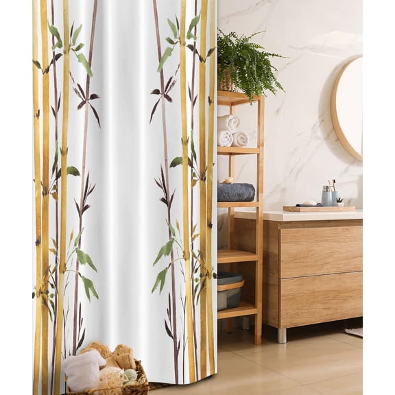 New York Shower Curtain, Street Signs of Intersection of Wall Street and Broadway Finance Destinations, Cloth Fabric Bathroom Decor Set with Hooks, Black and White