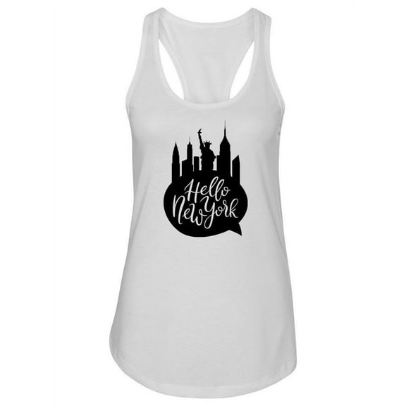 New York Silhouette Design Tank Women -Image by Shutterstock, Female x-Small