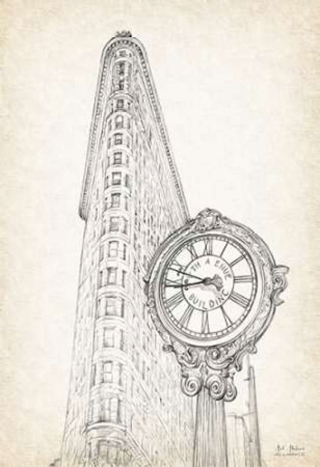 New York Sketch Book Canvas Art - Art Atelier Alliance (12 x 18)