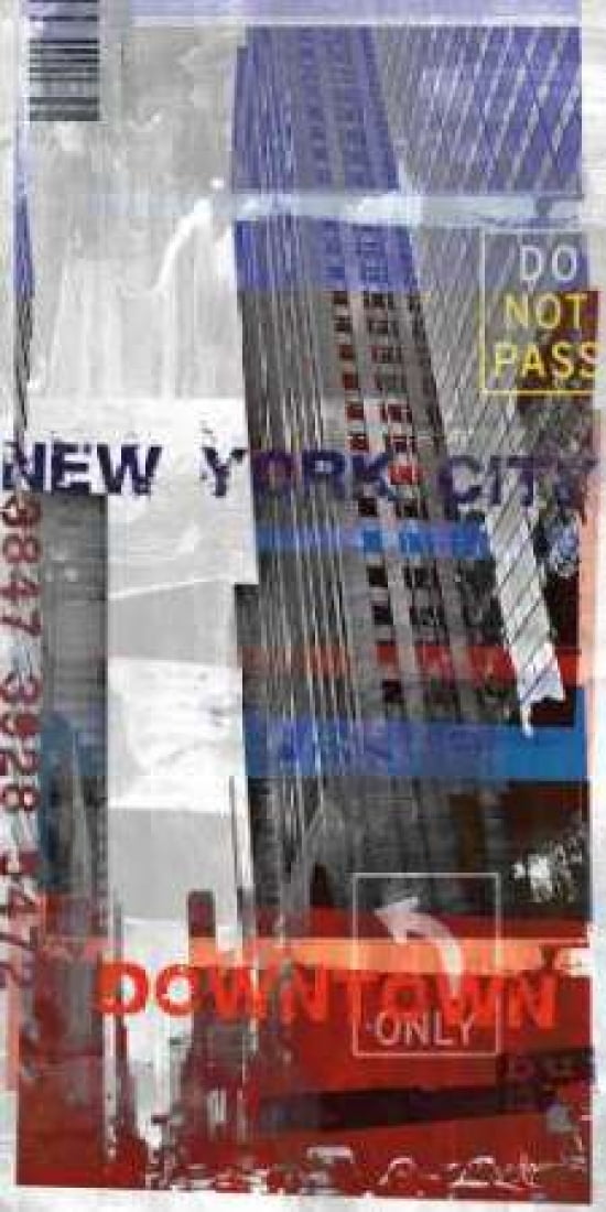 New York Sky II Canvas Art - Sven Pfrommer (24 x 48)