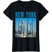 New York Skyline 718 NYC NY Vintage Pride T-Shirt