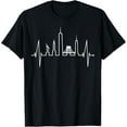 thumbnail image 1 of New York Skyline Heartbeat Statue Of Liberty I Love New York T-Shirt men and women can wear, black, white, gifts, 1 of 4