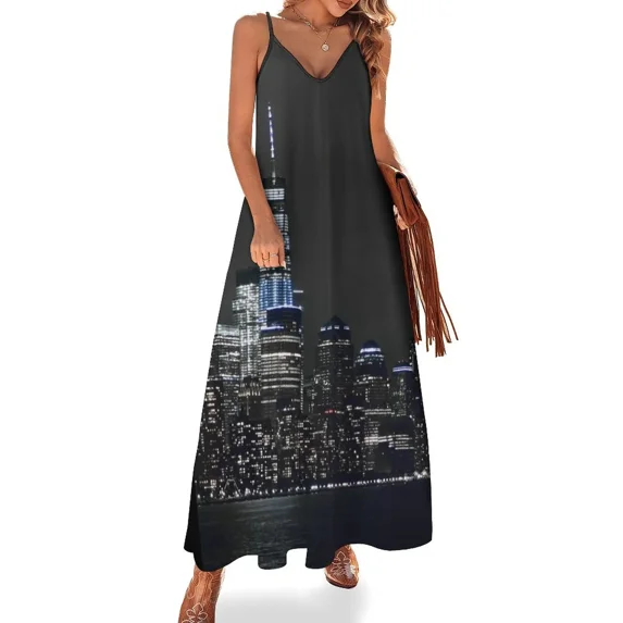 New York Sleeveless Dress clothes for women dress for woman evening dresses luxury 2025
