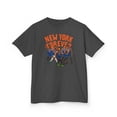 thumbnail image 1 of New York Starting 5 Basketball Cartoon Kids Heavy Cotton Tee-KBNYK5001B-Dark Heather-XL, 1 of 3