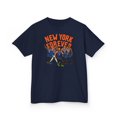 thumbnail image 1 of New York Starting 5 Basketball Cartoon Kids Heavy Cotton Tee-KBNYK5001B-Navy-S, 1 of 3