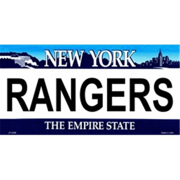 New York State Background License Plates- Rangers
