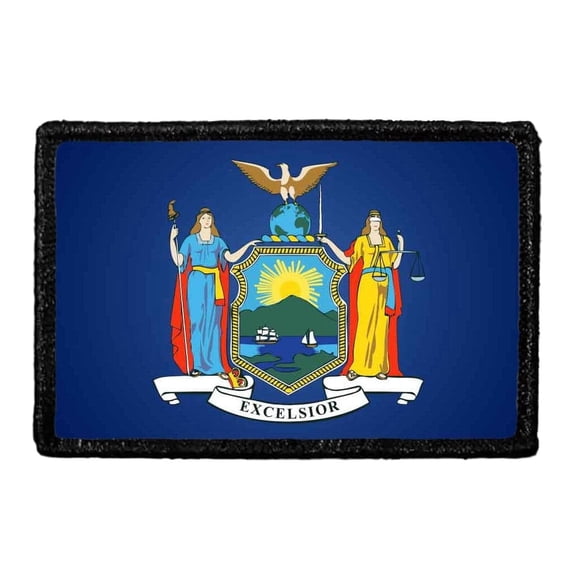 New York State Flag - Color - Removable Patch