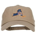 thumbnail image 1 of New York State Flag Map Embroidered Unstructured Washed Cap - Khaki OSFM, 1 of 5