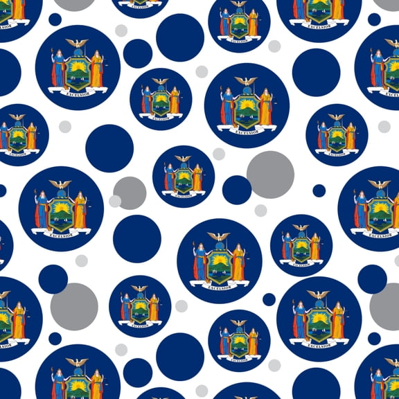 New York State Flag Premium Gift Wrap Wrapping Paper Roll