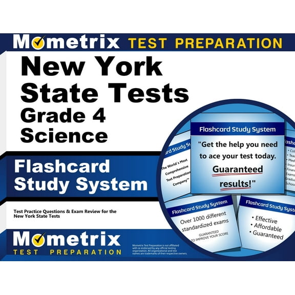 New York State Tests Grade 4 Science Flashcard Study System : New York State Test Practice Questions & Exam Review for the New York State Tests (Cards)