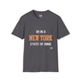 thumbnail image 1 of New York State of Mind Knicks Style Unisex Softstyle T-Shirt, 1 of 4