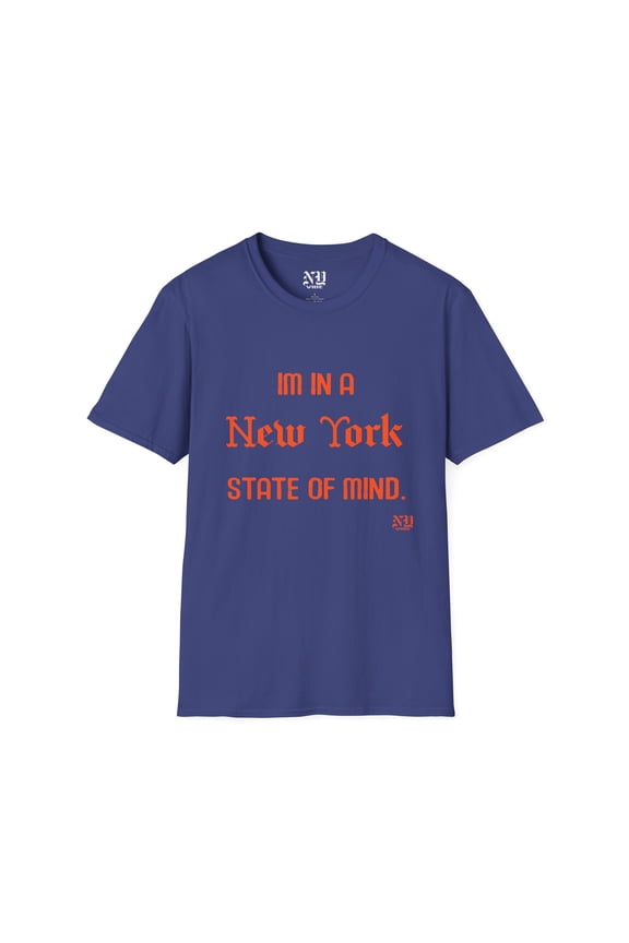 New York State of a Mets Mind Unisex Softstyle T-Shirt