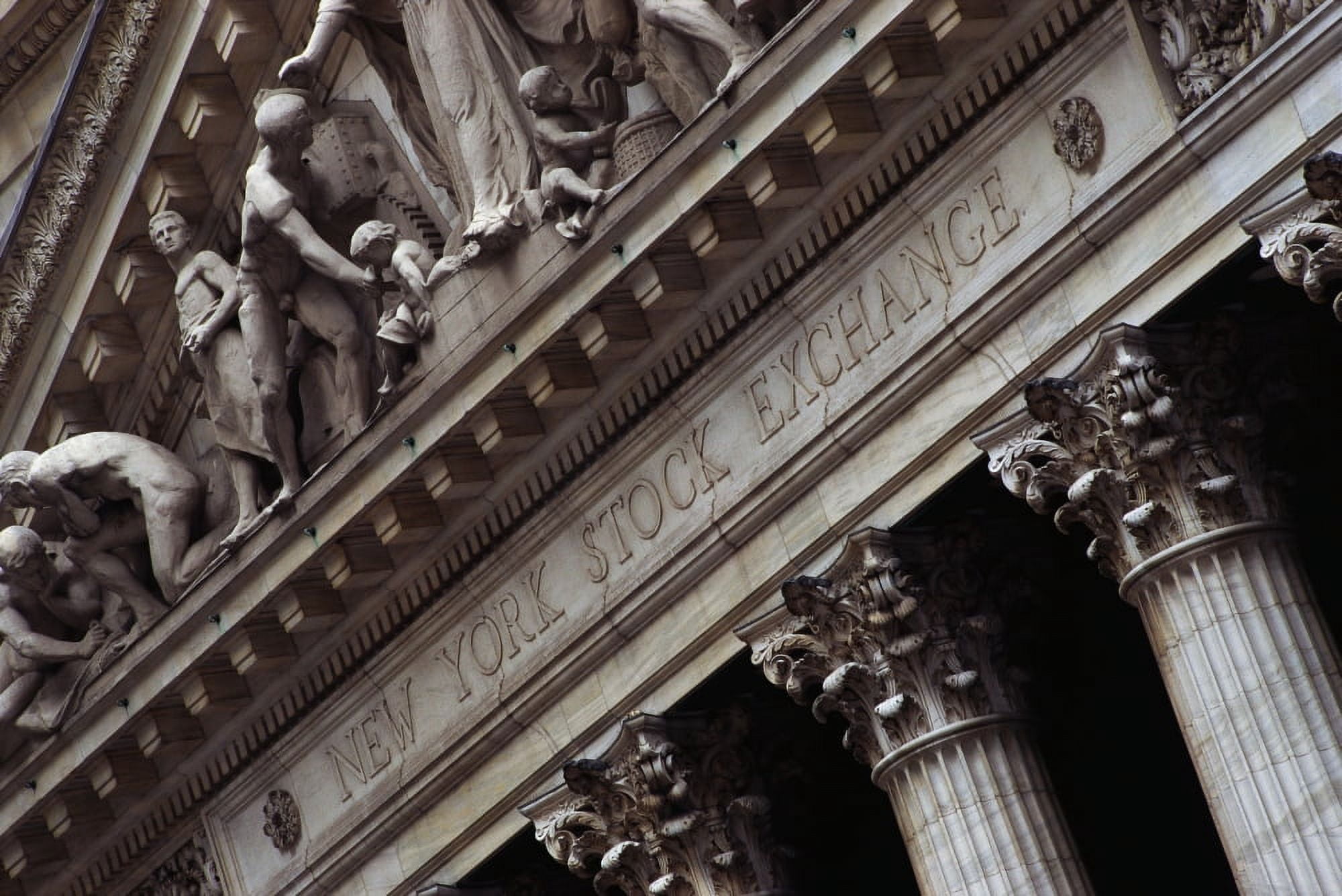 New York Stock Exchange New York NY Canvas Art - Panoramic Images (27 x 9)
