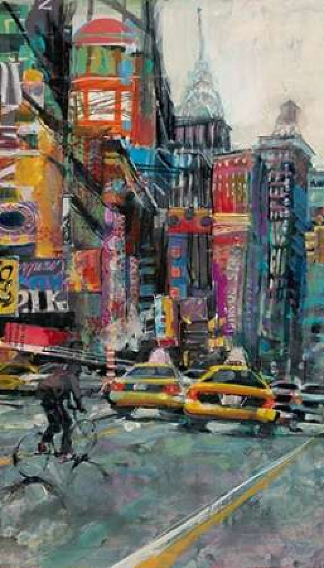 New York Street 1 Canvas Art - Patti Mollica (24 x 36)