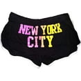 thumbnail image 1 of New York Summer Shorts Official Product Ladies Workout Yoga NYC Womens Black, Medium, 1 of 9