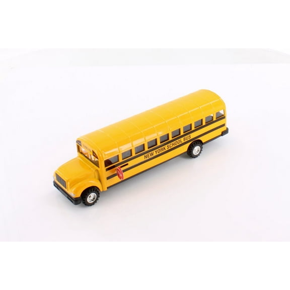 New York Super School Bus, Yellow - Showcasts 9948/4DNY - Diecast Model Car