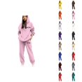 thumbnail image 1 of New York Sweat Suits for Womens 2 Piece 2026 Fall Winter Trendy Hoodie and Jogger Sweatpants Matching Set Streetwear, 1 of 4
