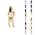 thumbnail image 1 of New York Sweatsuits Women 2 Piece Outfit 2026 Fall Winter Casual Hoodie and Jogger Sweatpants Matching Set Streetwear, 1 of 4