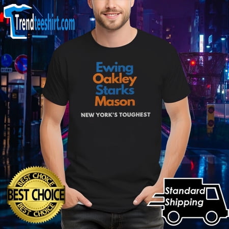 New York Team Knicks Ewing Oakley Starks Mason T-Shirt