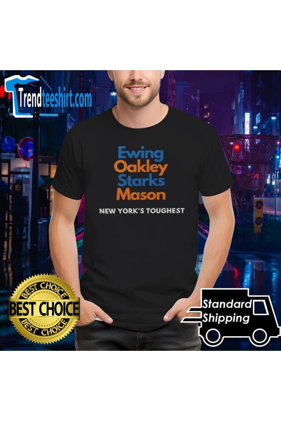 New York Team Knicks Ewing Oakley Starks Mason T-Shirt